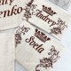 Постельное бельё из сатина "Шоколадный вензель" Постельное бельё из сатина "Шоколадный вензель"